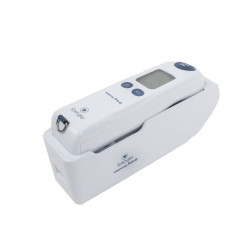 Tempo Ear Pro + Spengler Thermometer on its charging base