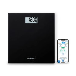 Omron HN300T2 Intelli IT connected bathroom scale, black