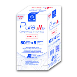 Box : Sterile non-woven compresses 5 x 5 cm