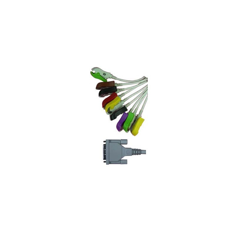 monobloc 10 voies PINCE pour appareil ECG SCHILLER AT3,AT6, AT10, AT60