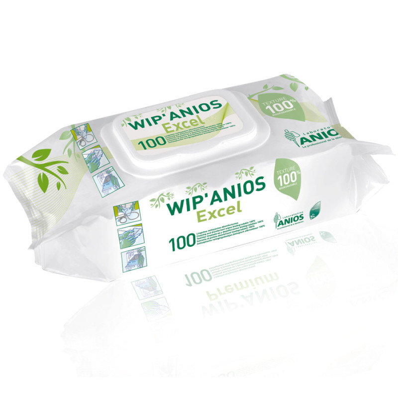 WIP' Anios Excel Disinfecting Wipes