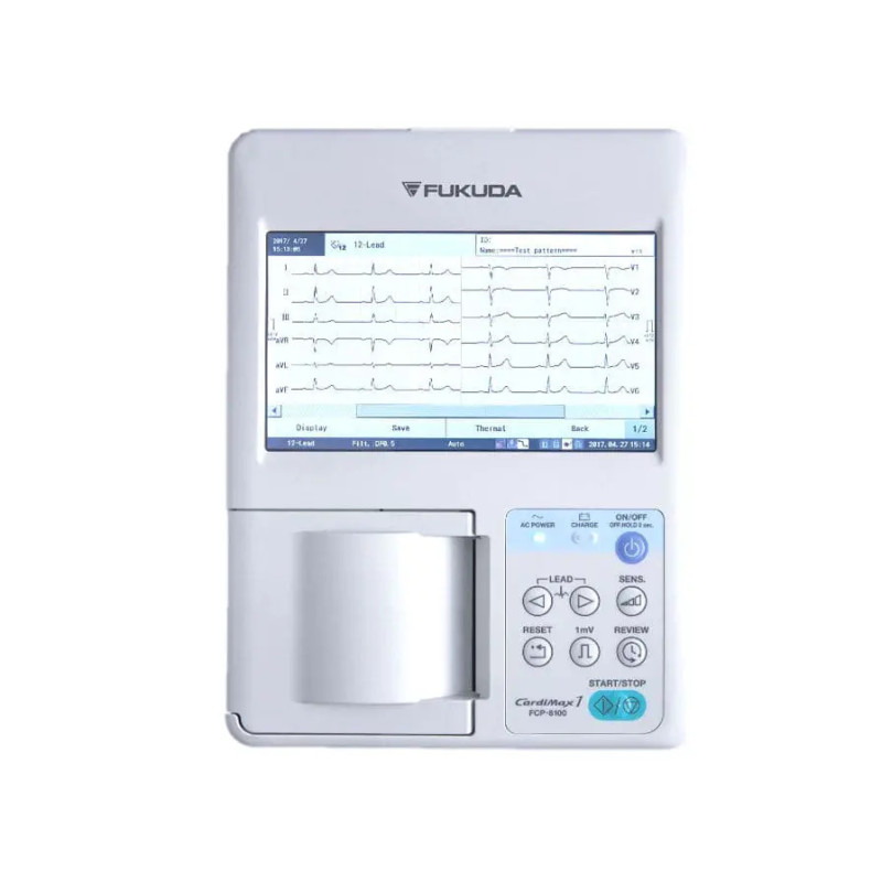 FCP-8100 Fukuda Denshi 12D ECG Cardimax machine with automatic interpretation