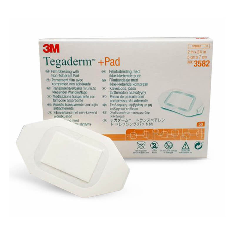 3M Tegaderm Sterile adhesive Dressing with compress (box of 50)