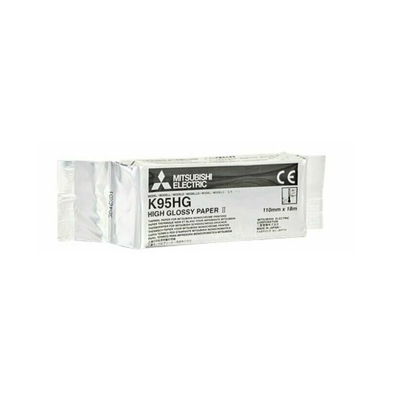 Mitsubishi K95HG original video paper for P-95DW (5 rolls)