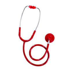 Stethoscope pulse red