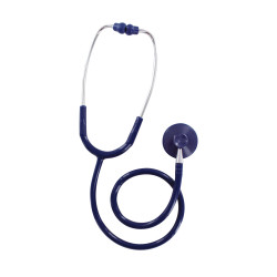 Stethoscope pulse blue navy
