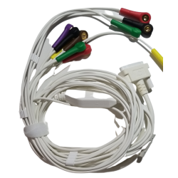 Patient Cable Snap IEC 10 Leads, 4mm for Cardioline ECG