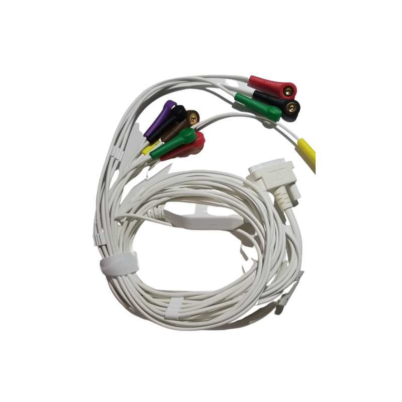Patient Cable Snap IEC 10 Leads, 4mm for Cardioline ECG