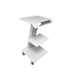 Medical trolley 3 trays