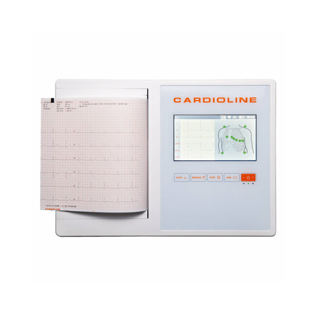 Cardioline 200L ECG Machine with Glasgow Algorithm Interpretation