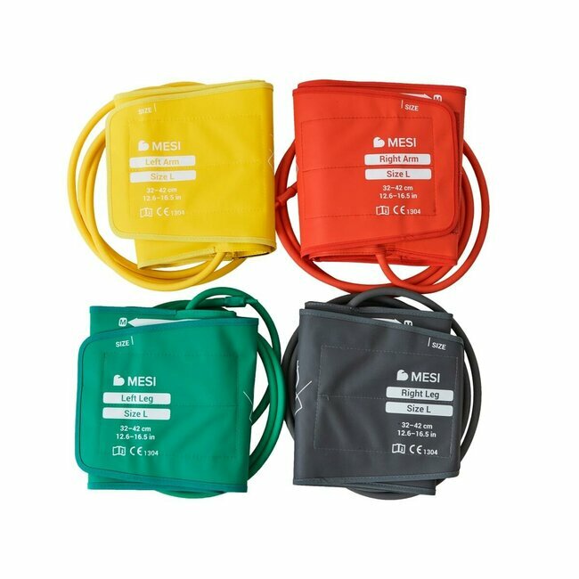 MESI 4-cuff kit for ABPI - IPS measurement