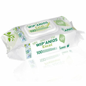 100 Wip' Anios Excel disinfecting wipes