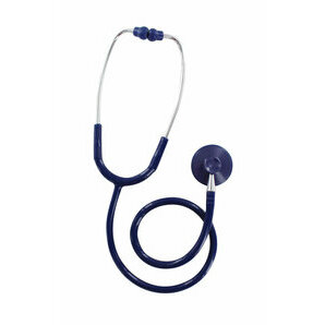 Stethoscope pulse blue navy
