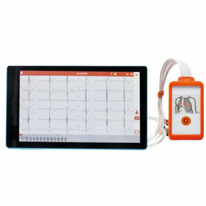 Digital ECG device Cardioline Touch ECG HD+ for Android (with 10 inch tablet)