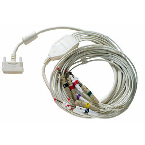 Patient Cable IEC 10 Leads, 4mm Banana Plug for Cardioline ECG