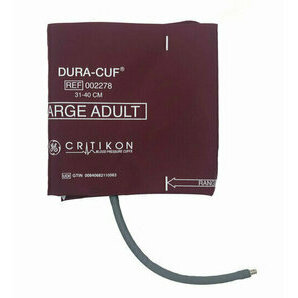 Dura-Cuf Critikon single-tube cuff for Dynamap (Large adult 31-40 cm)