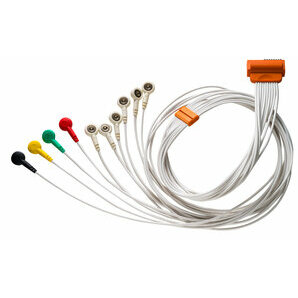 10 Core Snap Clip Patient Cable for TouchECG HD+ Cardioline