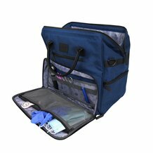 Large medical transport bag De Boissy blue Ouessant
