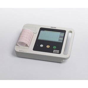 Philips PageWriter TC10 6-channel ECG electrocardiograph with touchscreen and integrated printer